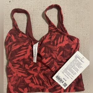 NWT lululemon align tank size 2 color: SPFR